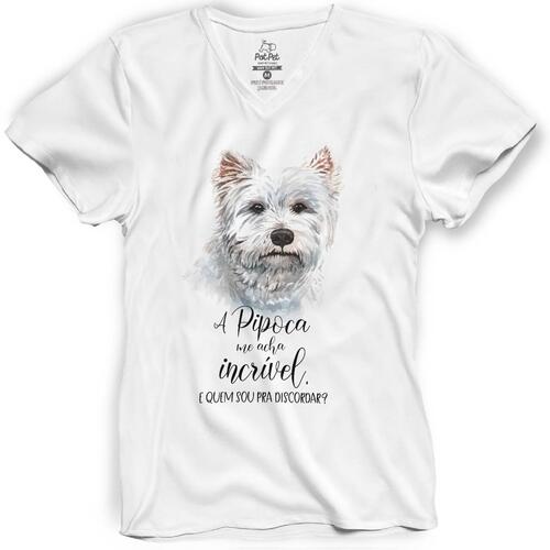 Camiseta Personalizada Meu West Terrier me Acha Incrvel