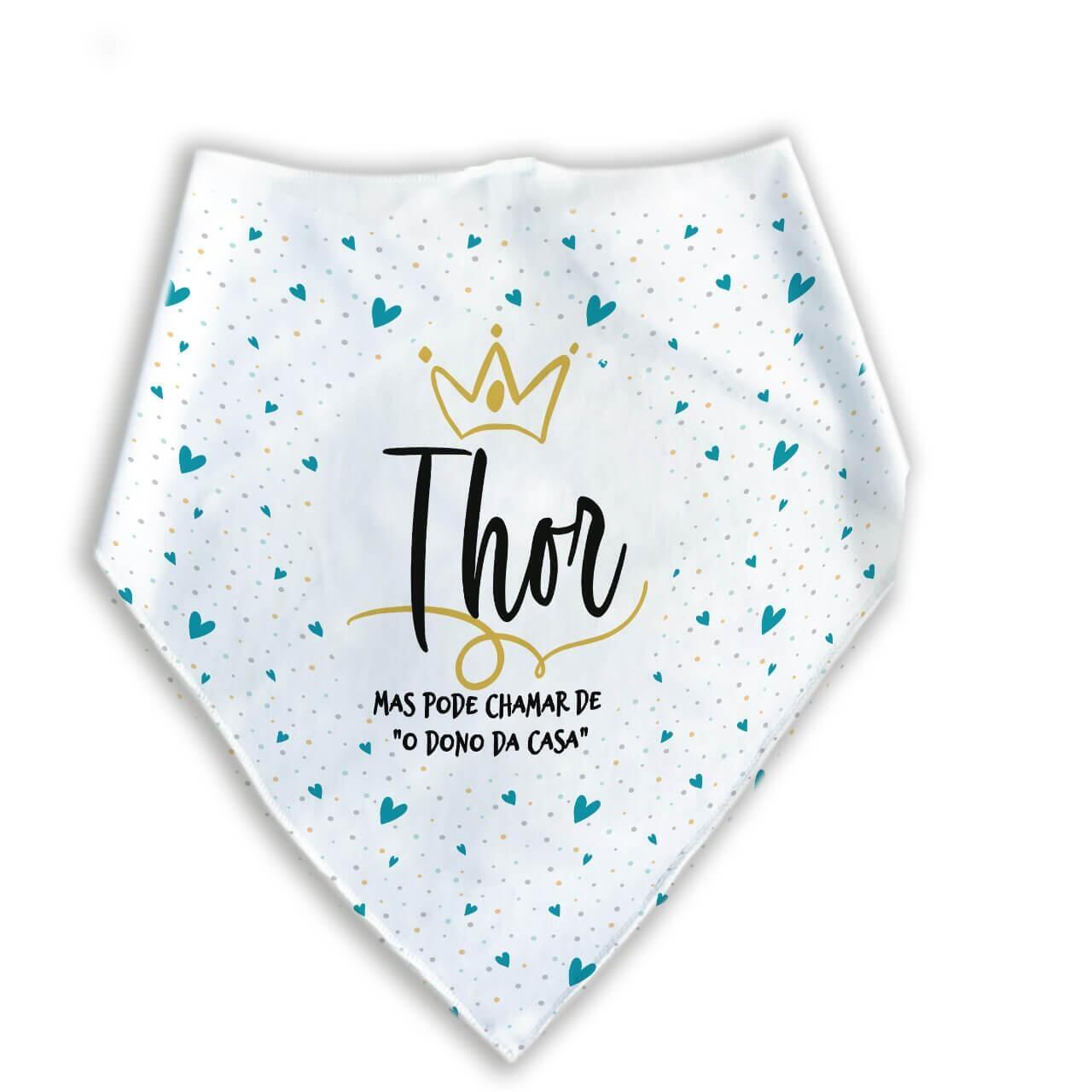 Comprar Kit Personalizado - Bandana + Plaquinha com QR Code - Príncipe - a partir de R$72,10 - Pot Pet | Apaixonados por Cães e Gatos