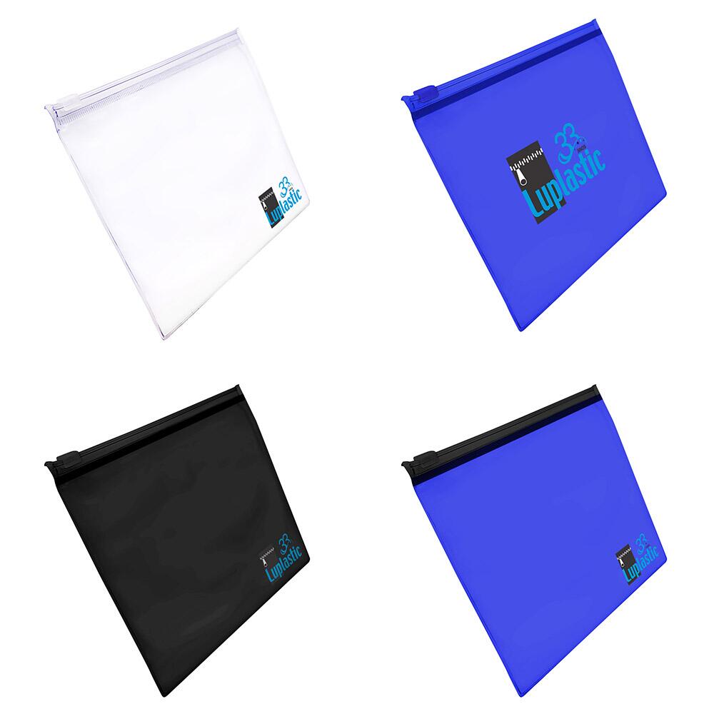 JPMALL LLC⭐︎ Pasta Zip Zap em PVC ALL Clear SOL07