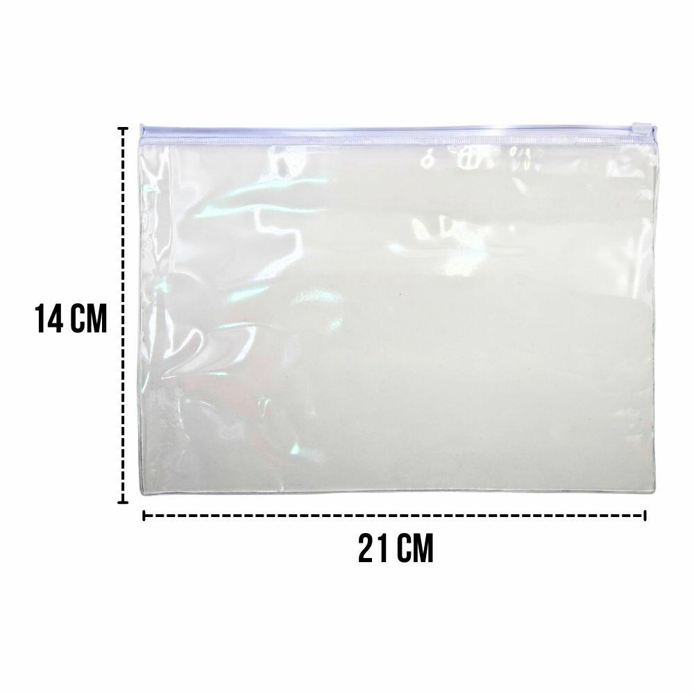 Comprar Pasta Zip Zap 14x21 cm Transparente Cristal - de R$352,11