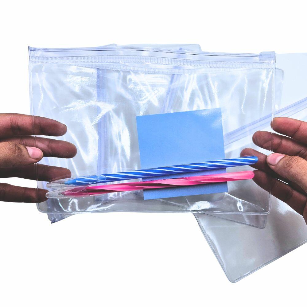 Comprar Pasta Zip Zap 14x21 cm Transparente Cristal - de R$352,11