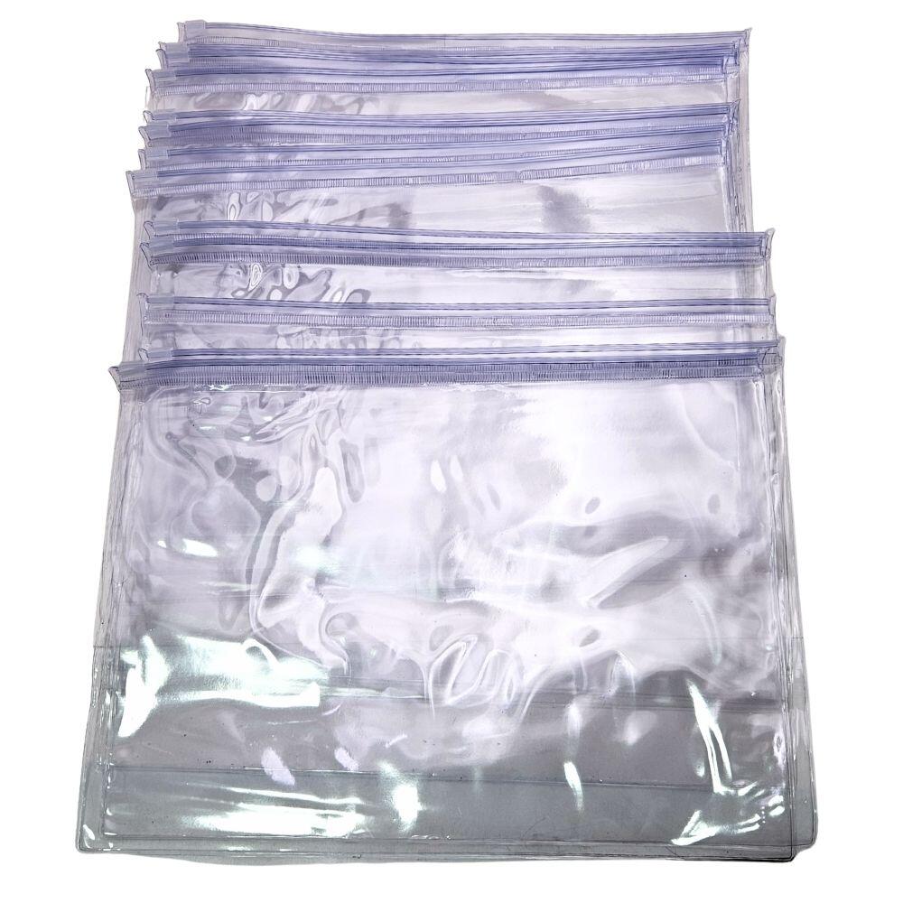 Comprar Pasta Zip Zap 22x30 cm A4 Transparente Cristal - de R$470