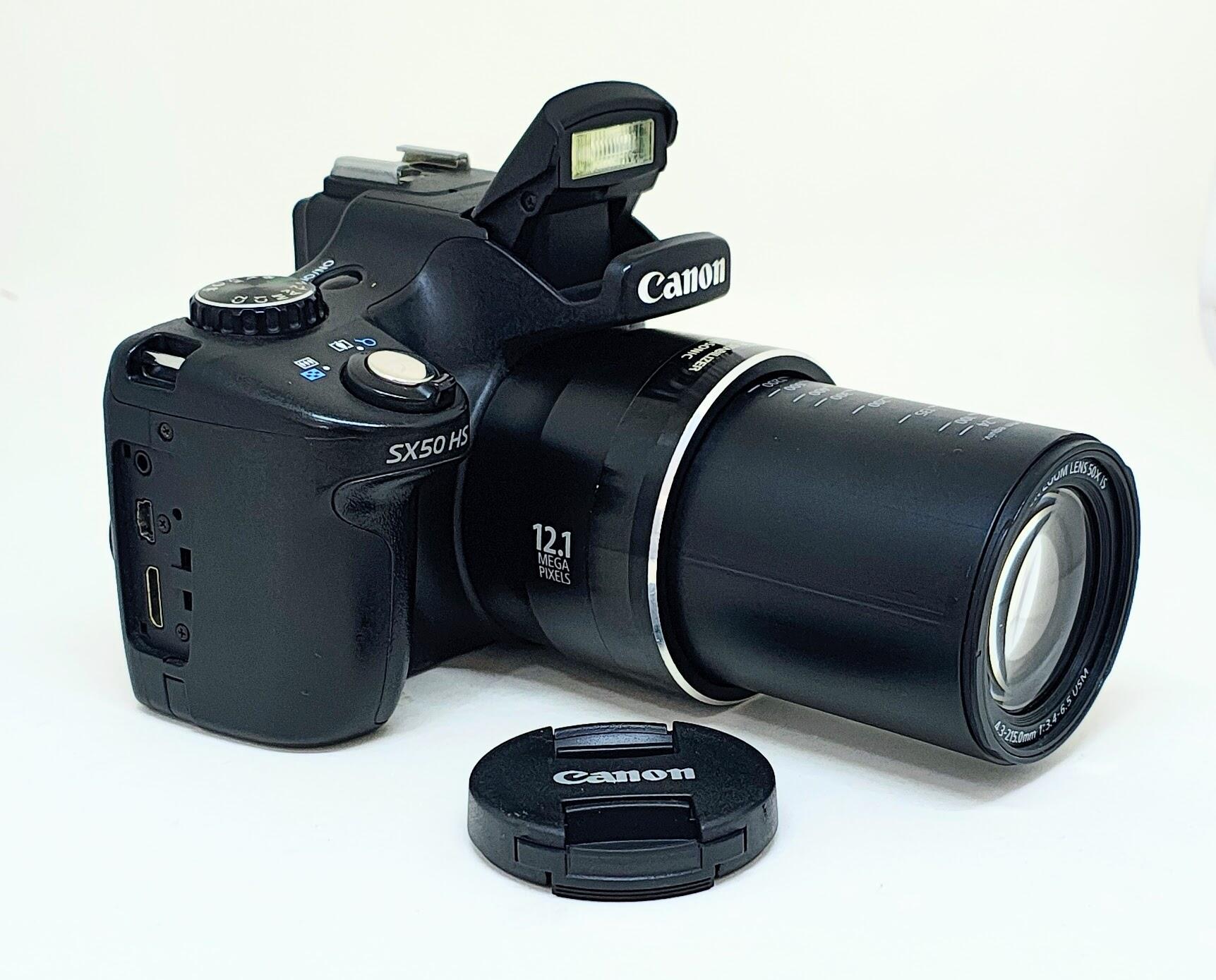 Câmera Superzoom 50x Canon SX50 HS Tela Movel Video Full HD