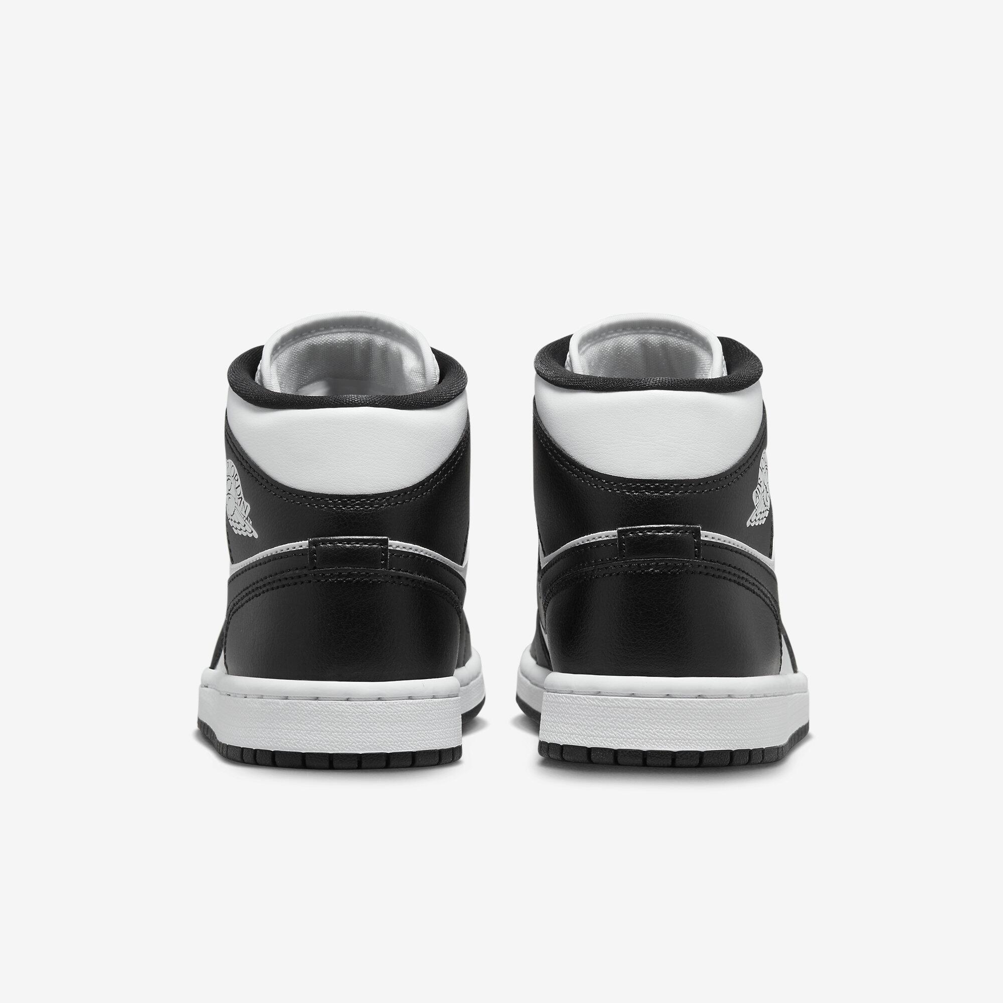 Tênis Nike Air Jordan 1 Mid Panda - Preto e Branco - Sneakers New