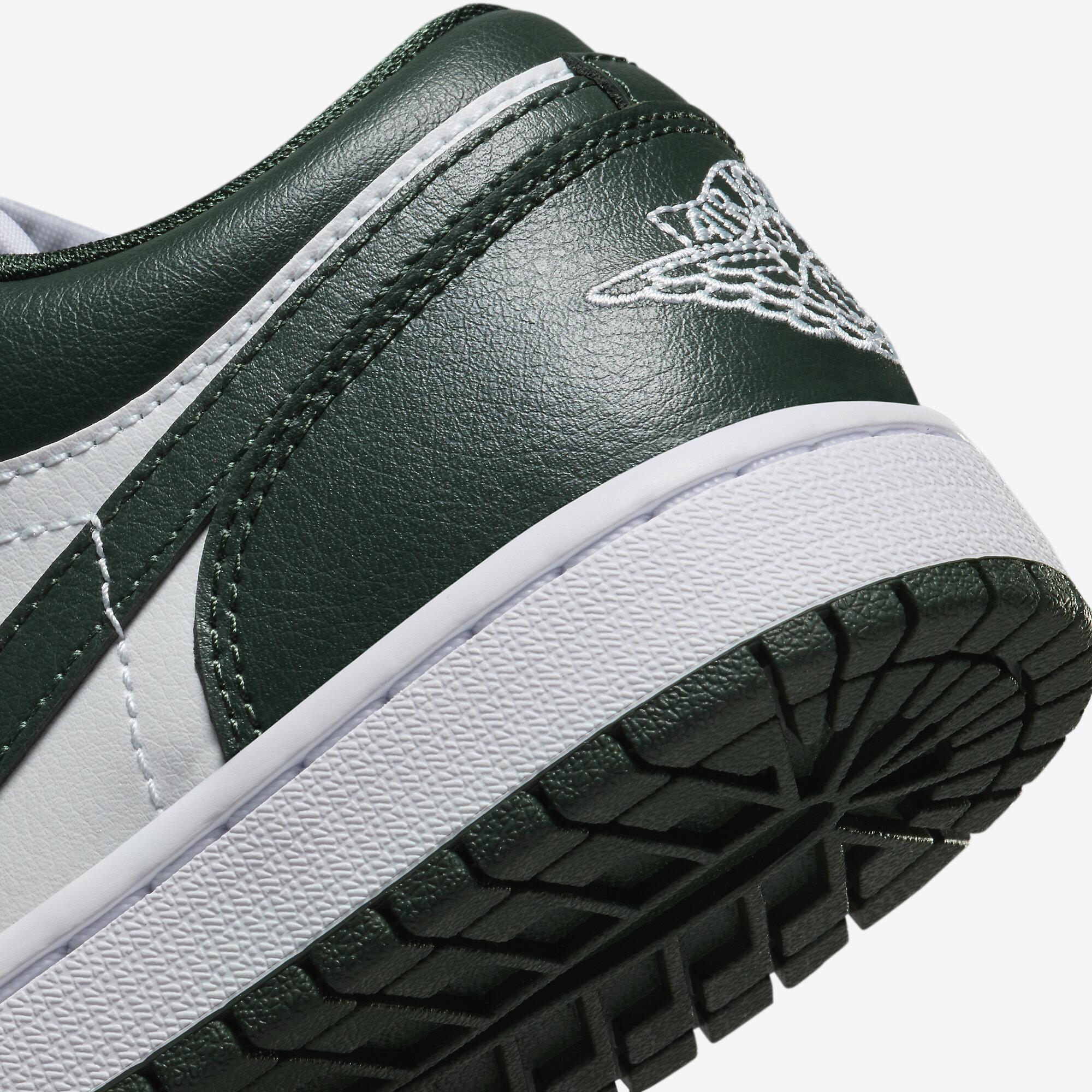 Tênis Air Jordan 1 Low - Verde e Branco