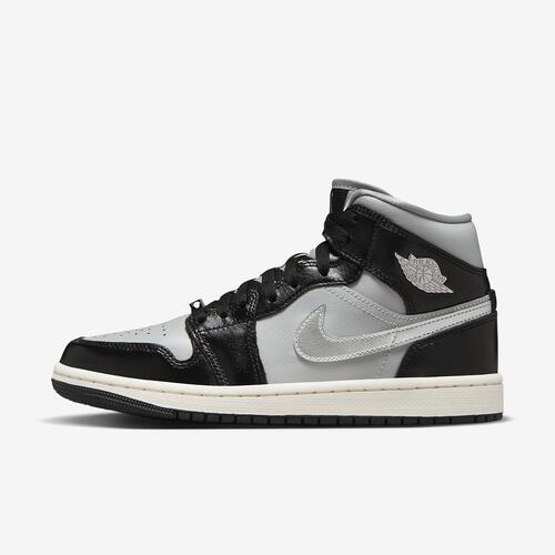 Tênis Nike Air Jordan 1 Mid - Preto e Cinza - Sneakers New - Site