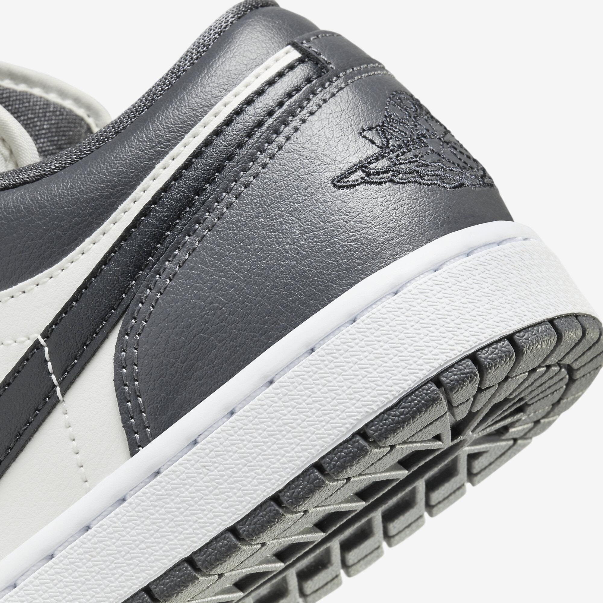 Tênis Nike Air Jordan 1 Low - Cinza e Branco - Sneakers New - Site
