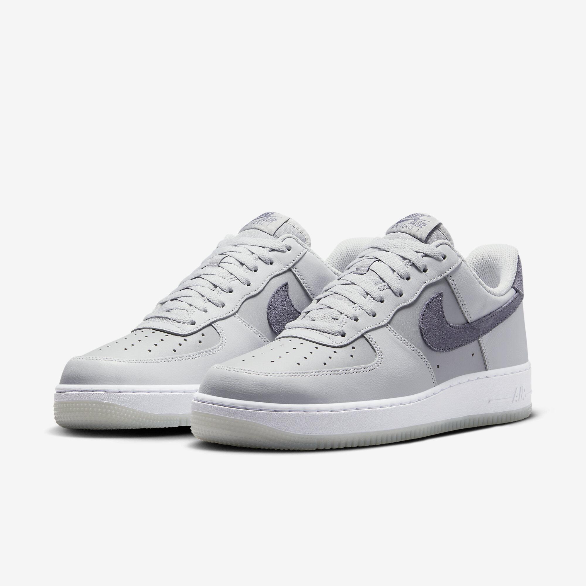 Tênis Nike Air Force 1 07 - Cinza - Sneakers New - Site Oficial