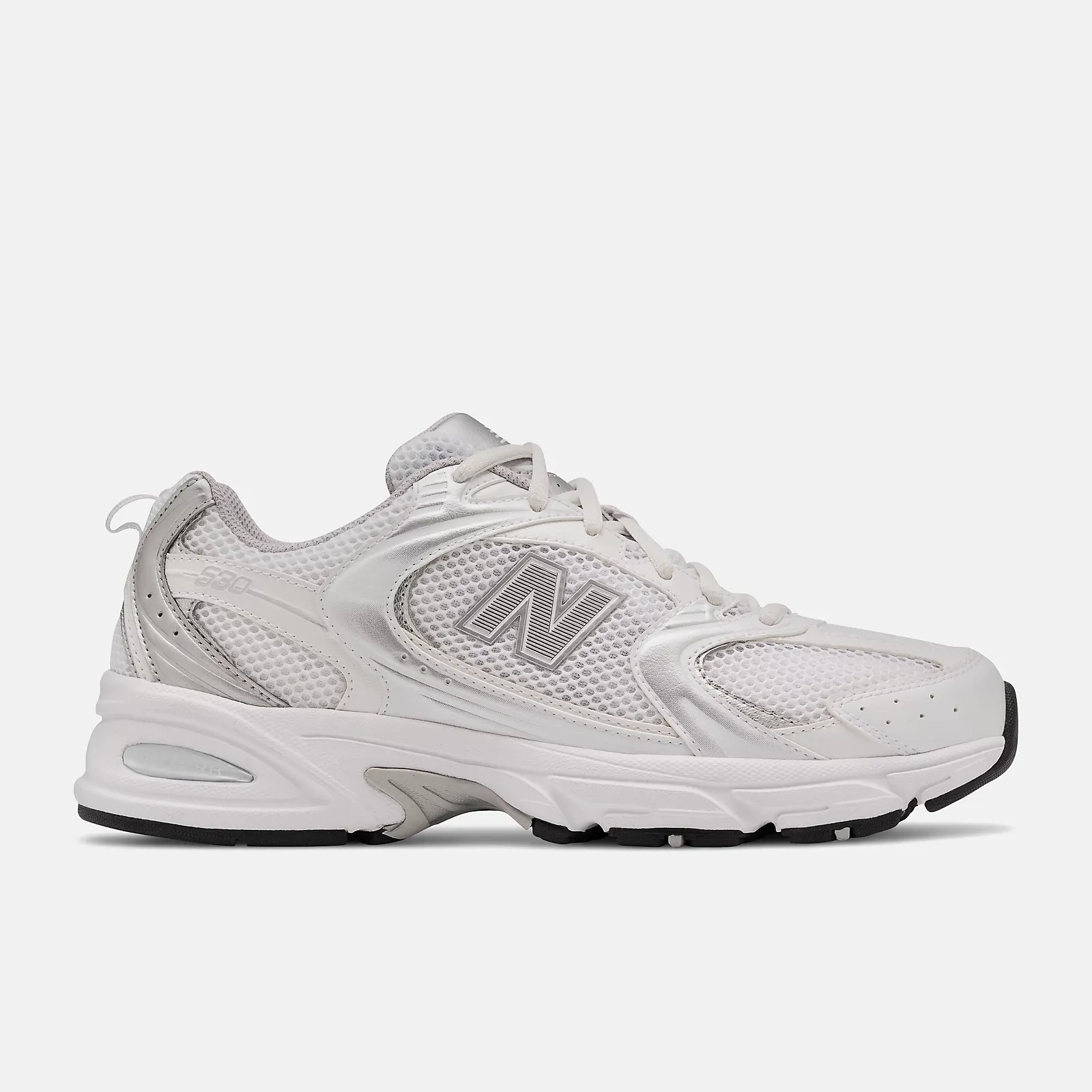 Tênis New Balance 530 - Branco e Prata