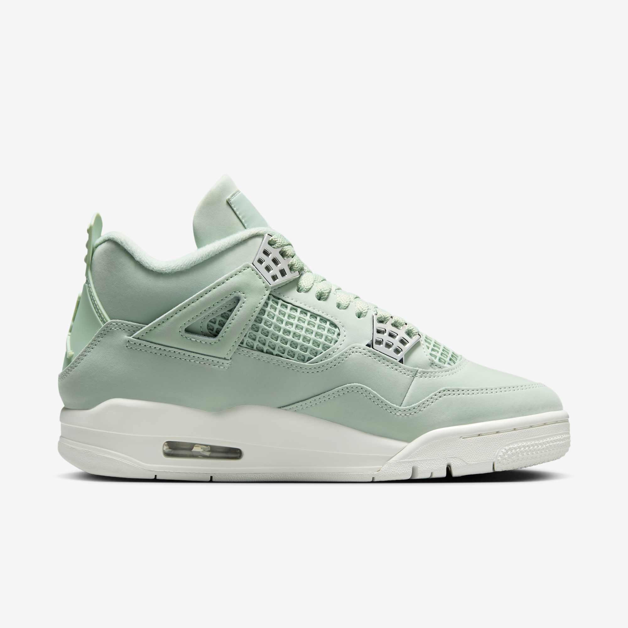 Tênis Nike Air Jordan 4 Retro Seafoam Sail - Verde - Sneakers New