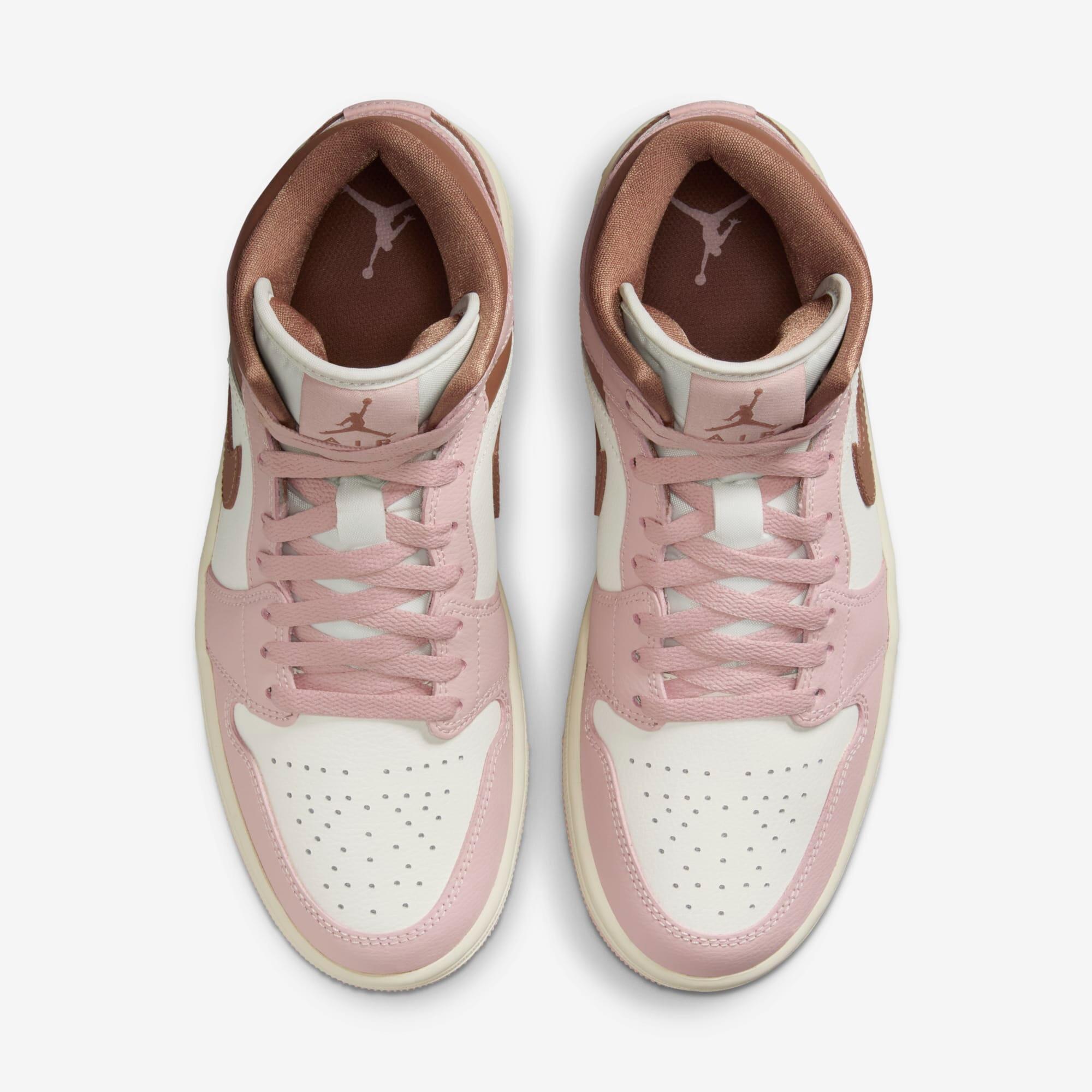 Tênis Air Jordan 1 Mid - Rosa | Sneakers New