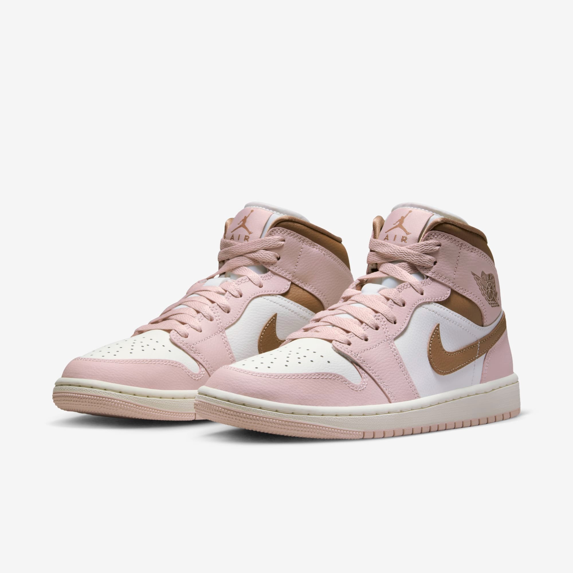 Jordan Da Rosa Tênis Air Jordan 1 Mid - Rosa
