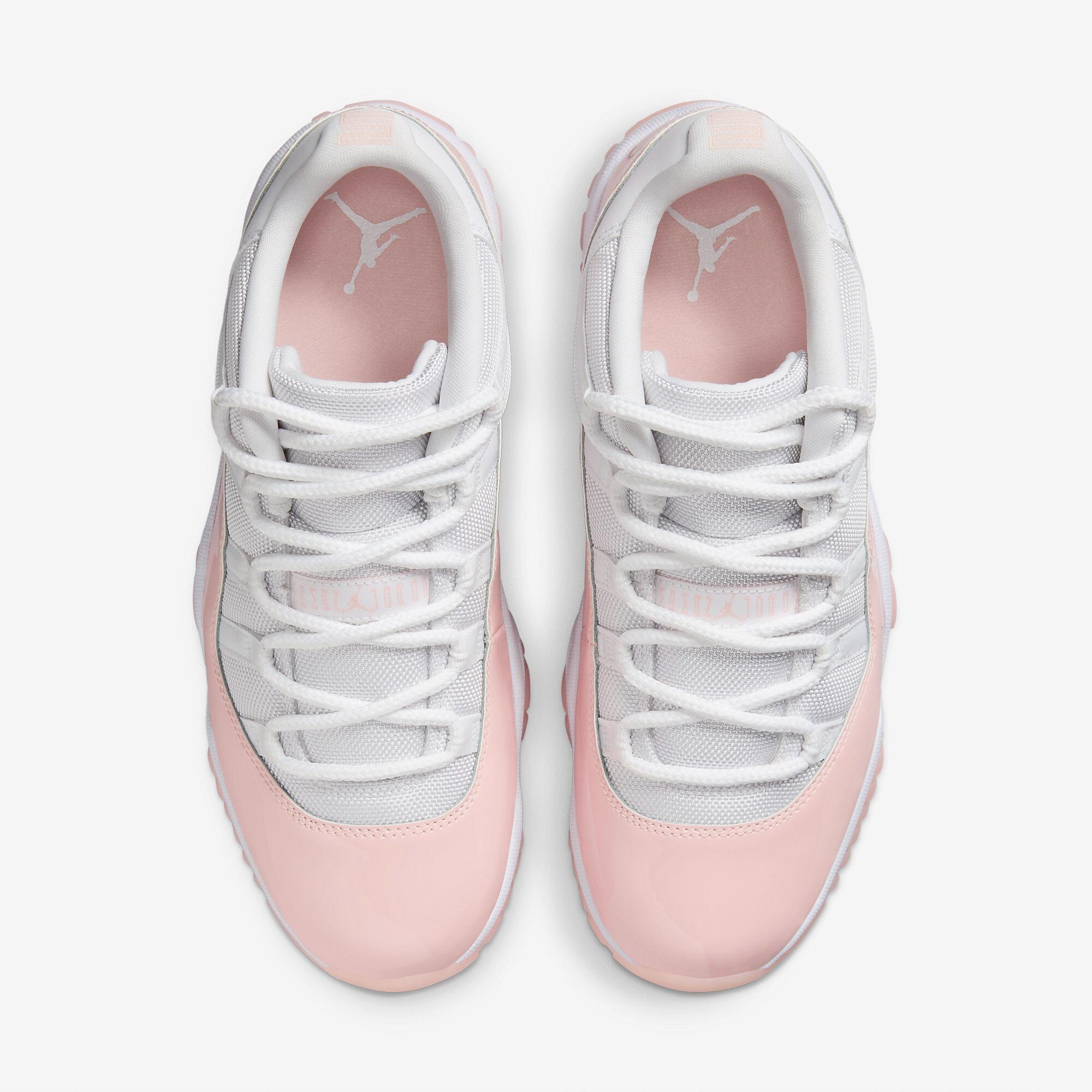 Tênis Air Jordan 11 Low Legend Pink - Branco e Rosa