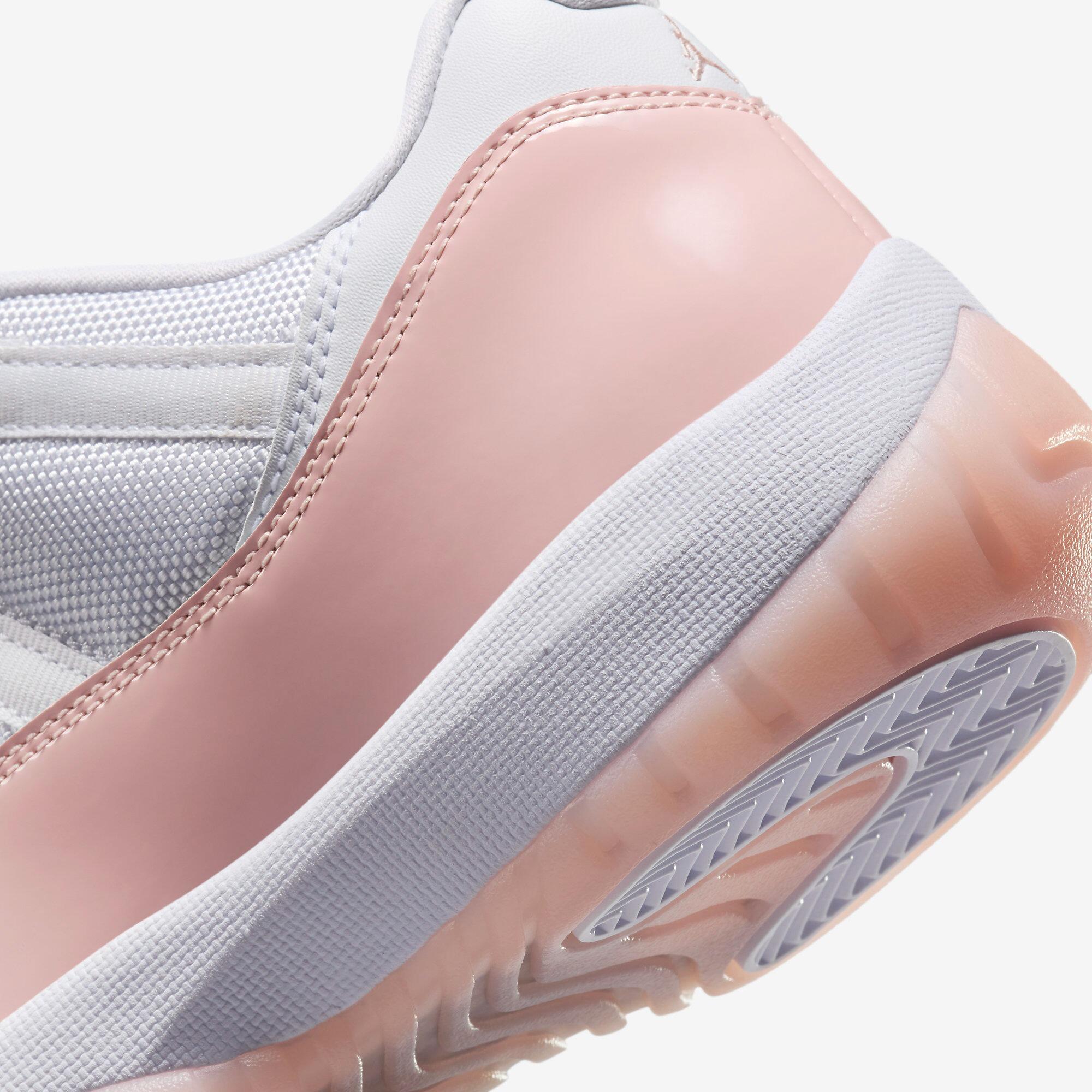 Tênis Air Jordan 11 Low Legend Pink - Branco e Rosa