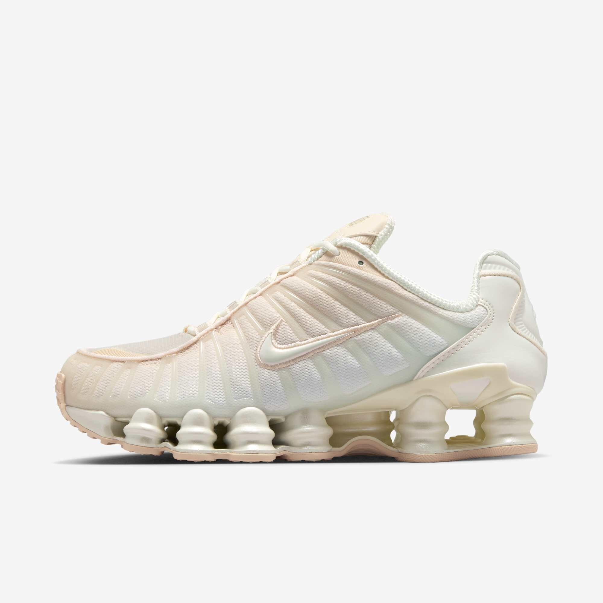 NIKE SHOX TL ホワイト Tênis Nike Shox TL Pearl White - Branco Pérola