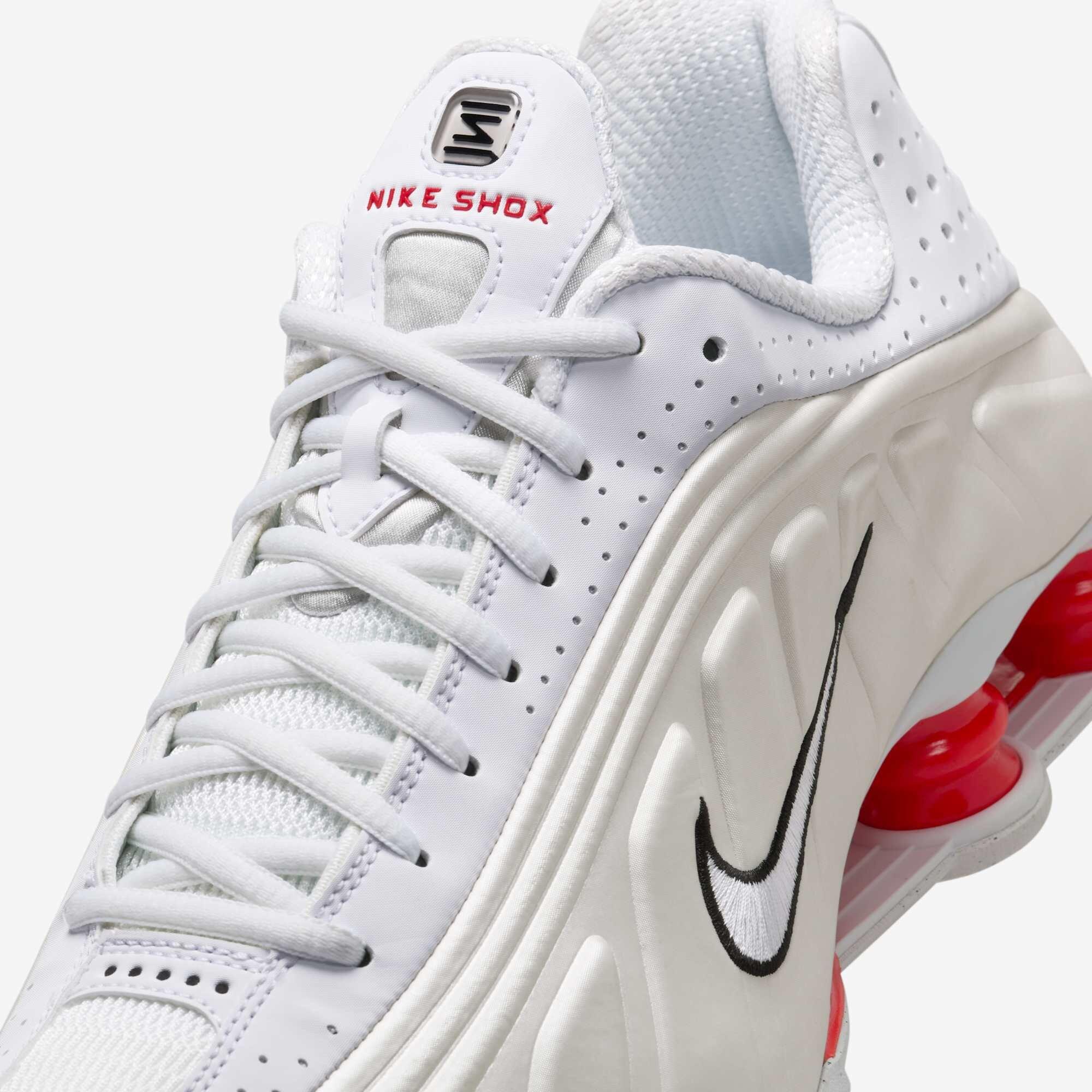 Tênis Nike Shox R4 White Phantom Picante Red