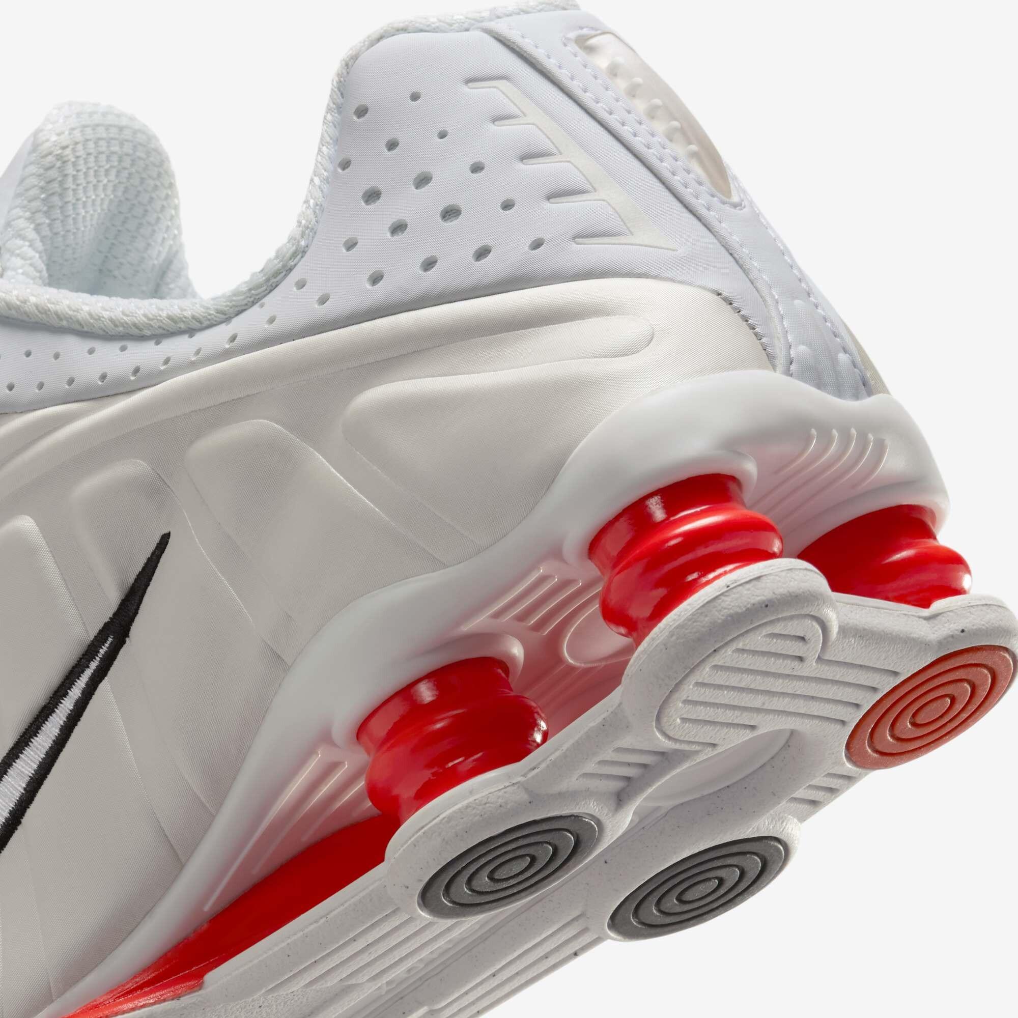 Tênis Nike Shox R4 White Phantom Picante Red