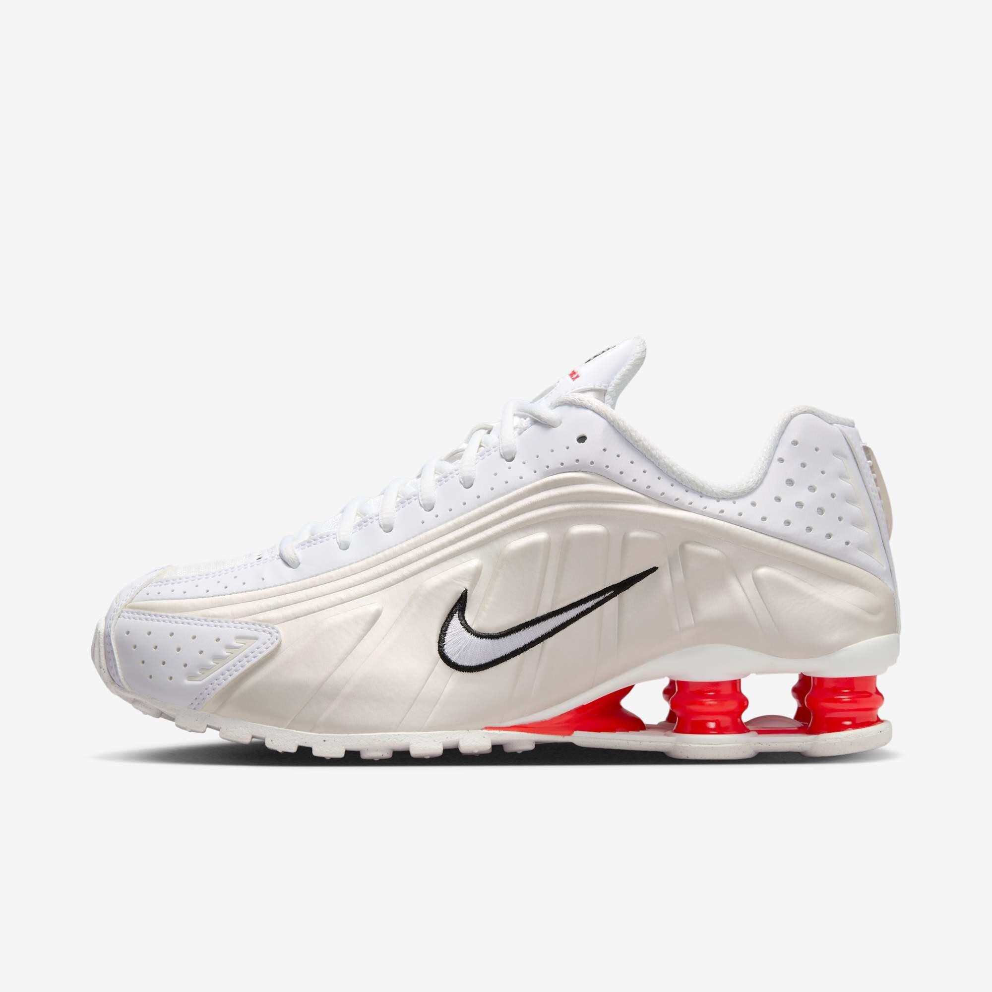 Tênis Nike Shox R4 White Phantom Picante Red