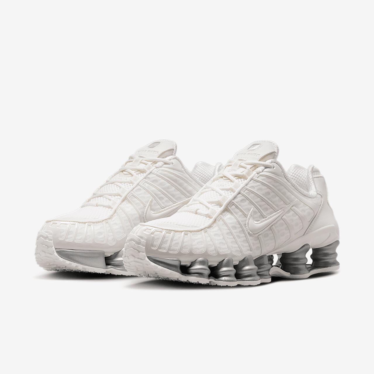 NIKE WMNS SHOX TL ウィメンズ AR3566-103 Tênis Nike Shox TL Sail White Silver | Sneakers New