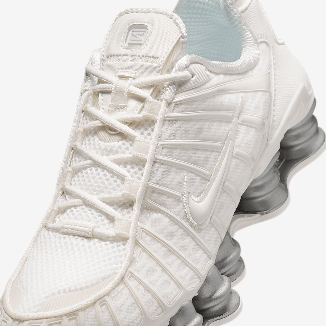 NIKE WMNS SHOX TL ウィメンズ AR3566-103 Tênis Nike Shox TL Sail White Silver | Sneakers New