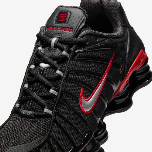 NIKE SHOX TLブラック/レッド Tênis Nike Shox TL - Preto e Vermelho | Sneakers New