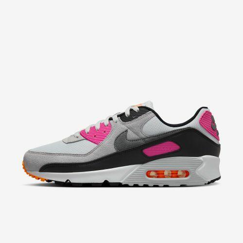 Tênis Nike Air Max 90 Cinza Rosa Laranja FN6958-003