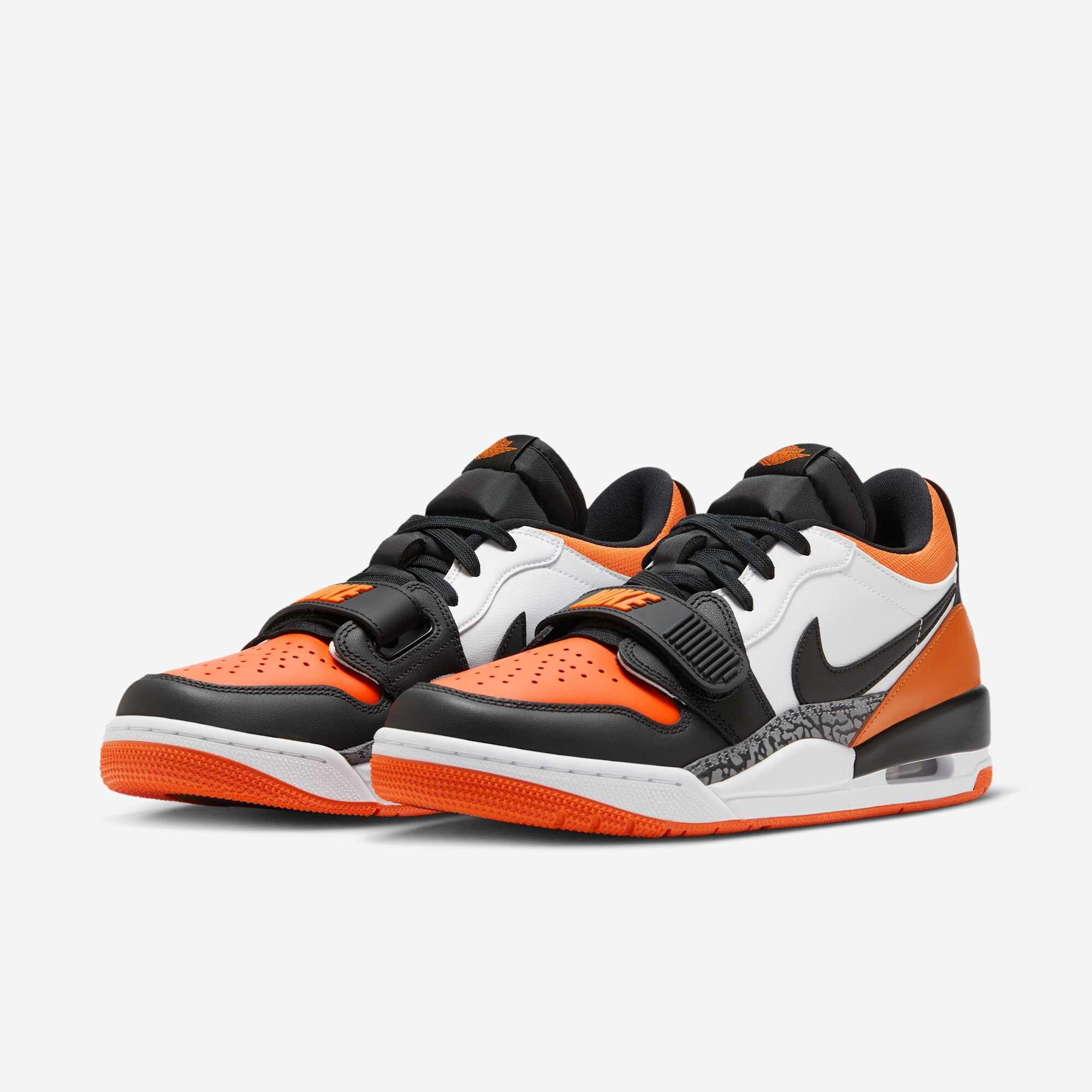 Tênis Air Jordan Legacy 312 Low Preto e Laranja
