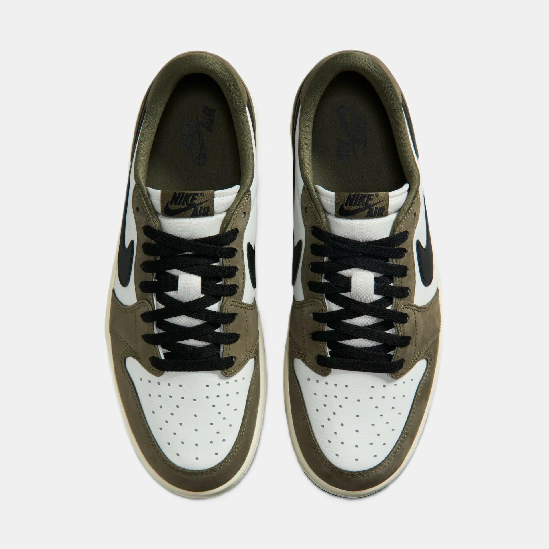 Tênis Air Jordan 1 Low Retro OG Medium Olive
