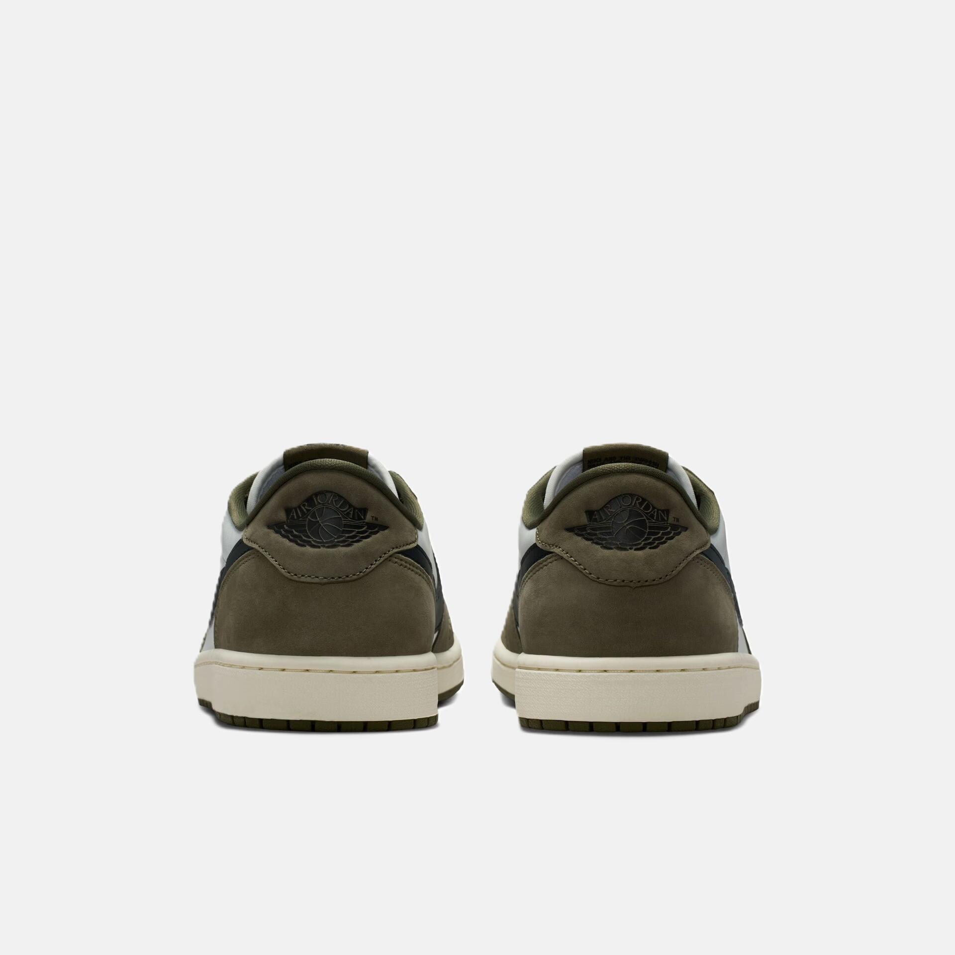 Tênis Air Jordan 1 Low Retro OG Medium Olive
