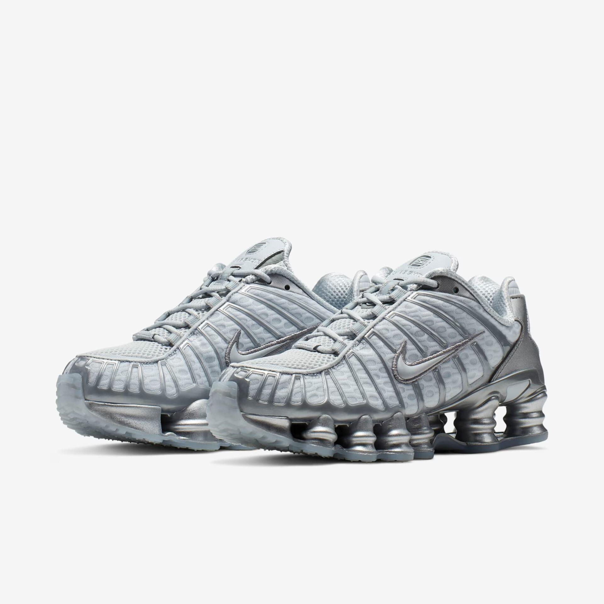 Tênis Nike Shox TL Pure Platinum Metallic Silver AR3566-003