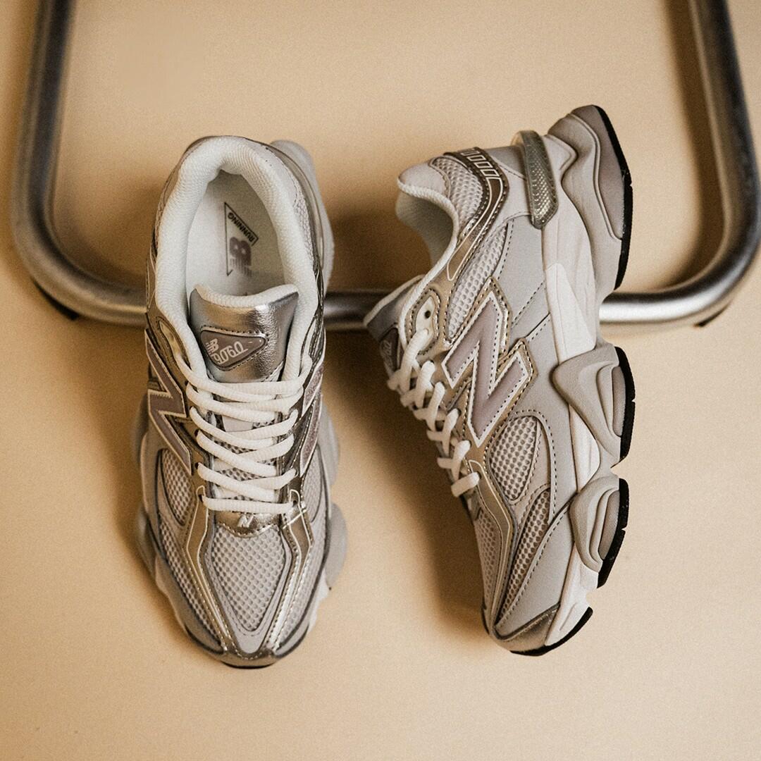 Tênis New Balance 9060 Raincloud Truffle Salt - Cinza U90606MU