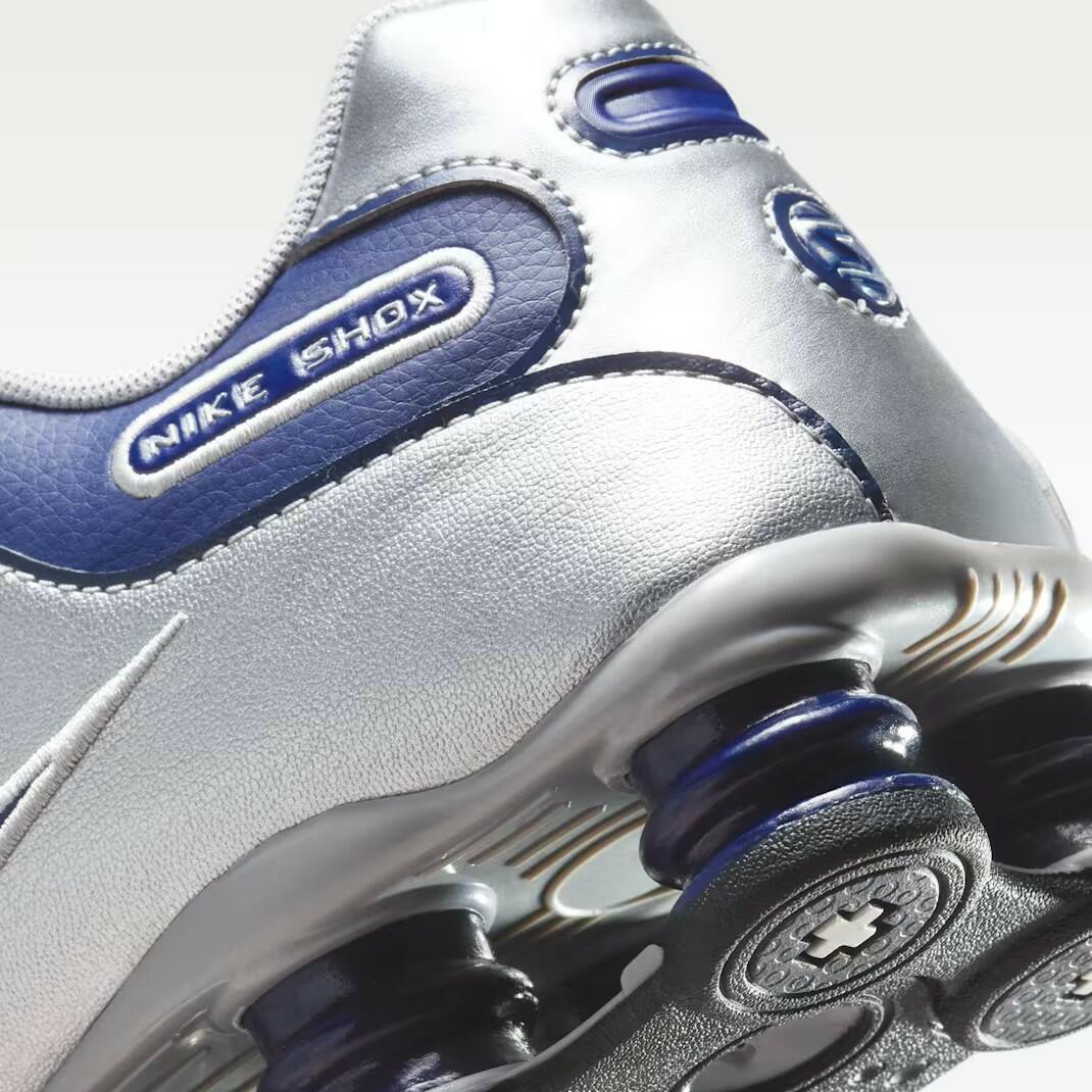 Tênis Nike Shox NZ Midnight Navy Cinza e Azul 378341-402