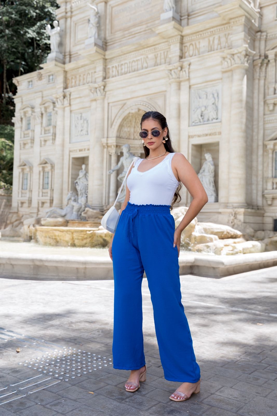 Comprar Calça Pantalona verão Tecido Duna M,G 580 a partir de R