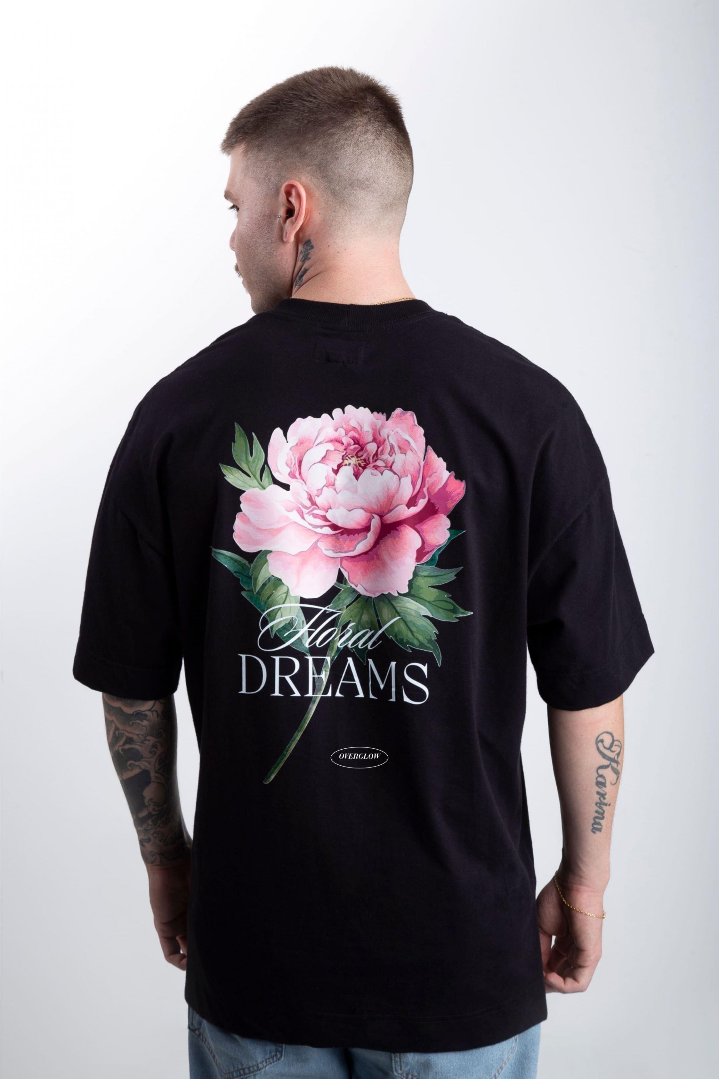 *完成*flower✿様オーダー Comprar Camiseta Oversized Floral Dreams - a partir de R$126,00