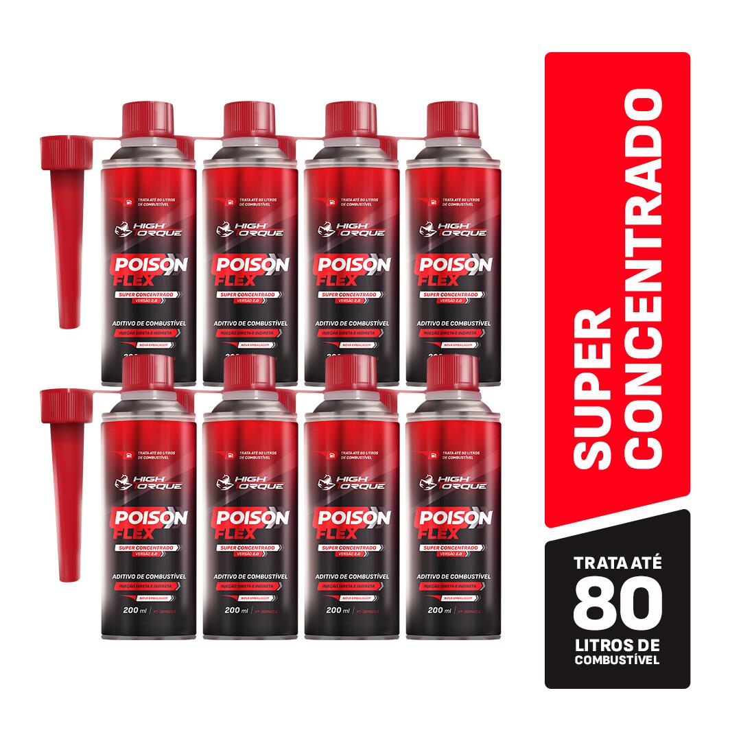 Comprar Aditivo de Combustível Poison Flex 200ml(8un) - a partir