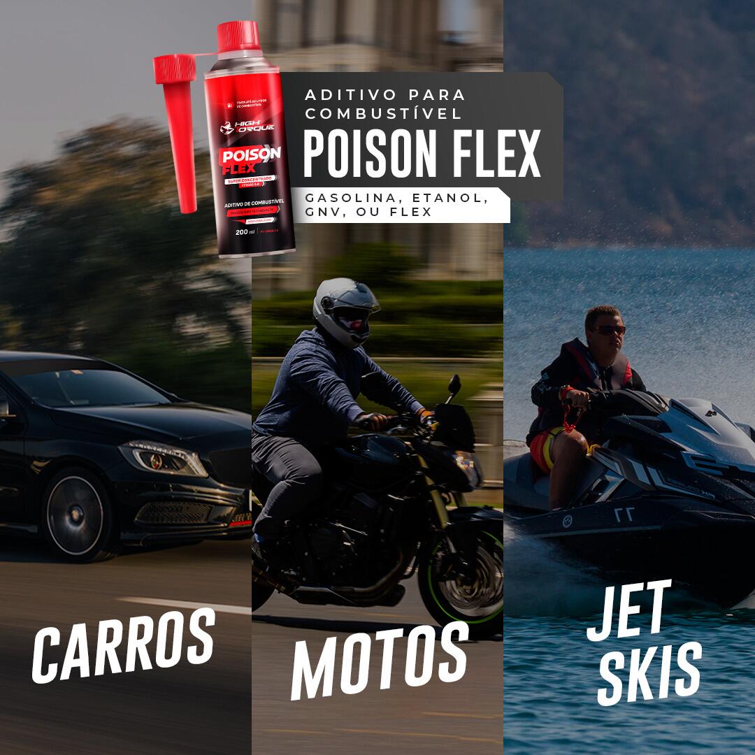 Comprar Aditivo de Combustível Poison Flex 200ml(4un) - a partir