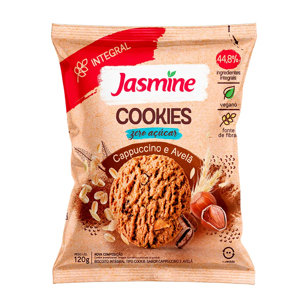 Comprar Cookies zero açúcar 120g, Jasmine - a partir de R$12,59