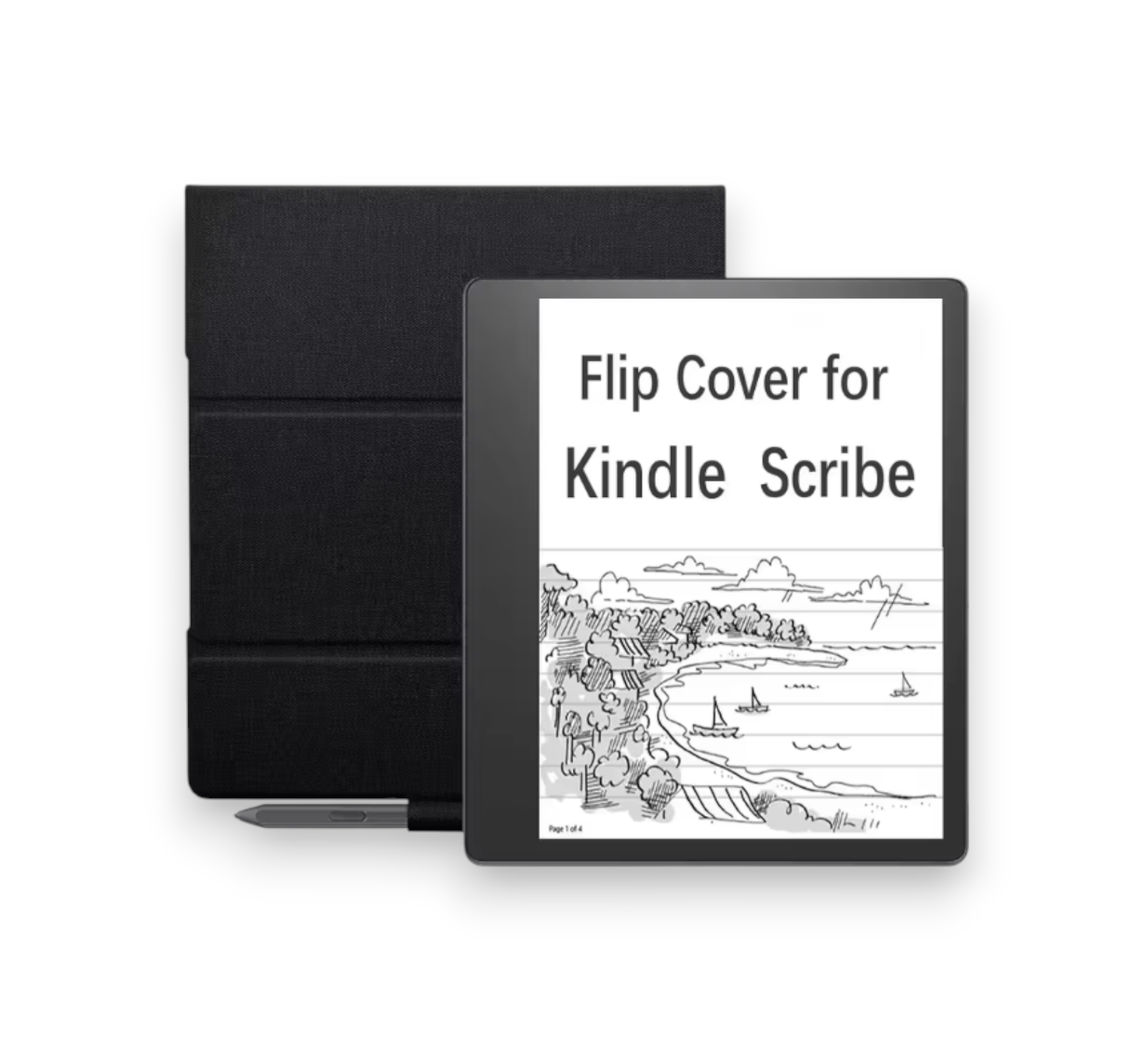 Comprar Case Com Suporte De Caneta, Capa Premium Kindle Scribe 24