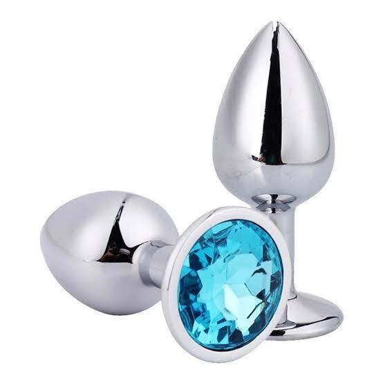 Comprar Plug anal ao inox crculo prata - Pequeno