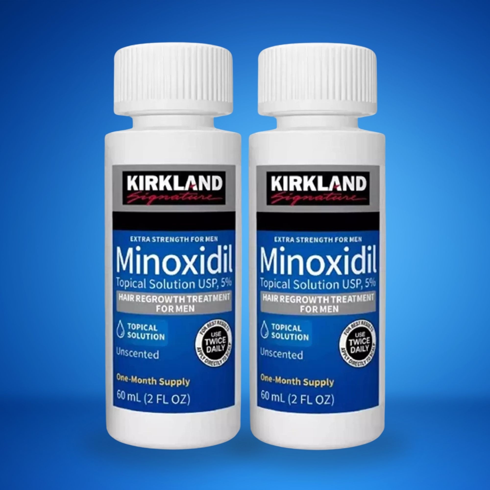 Kit Minoxidil Kirkland - 2 meses