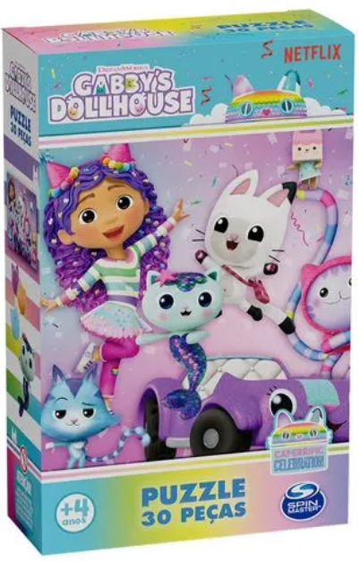 Comprar Quebra Cabeça 30 Peças Gabby's Dollhouse Grow - R$39,99