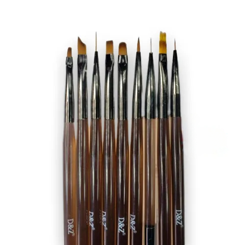 Comprar D&Z Kit Pincel 9un Ref. 8952 - StarNails Profissional