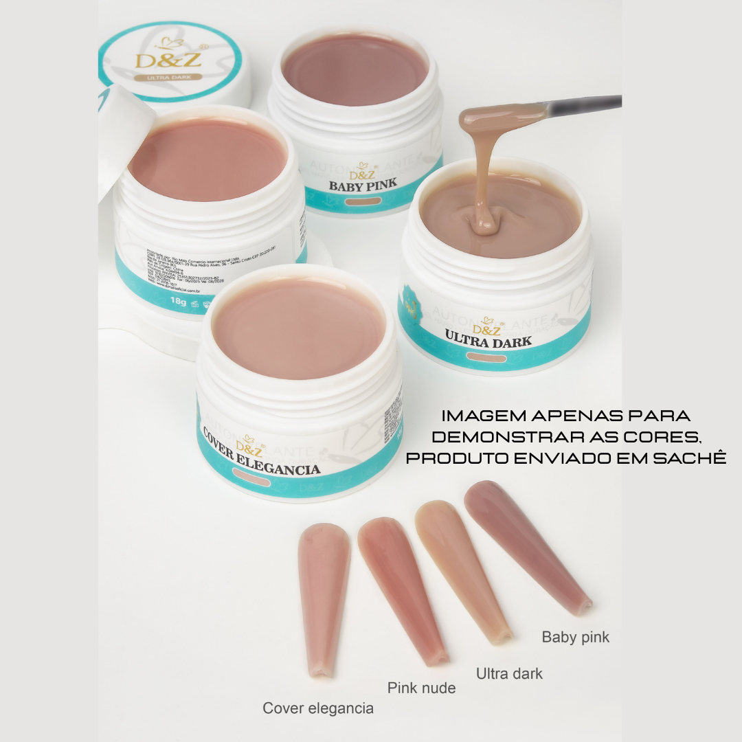 P・S ジェル Comprar D&Z Sache Gel Pro Borboleta Pink Nude 15g - a partir de R