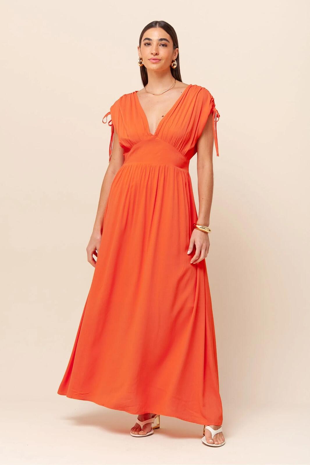 Comprar Vestido Longo Manga Morcego