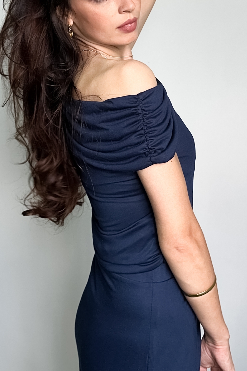 Regata Drapeada Assimétrica