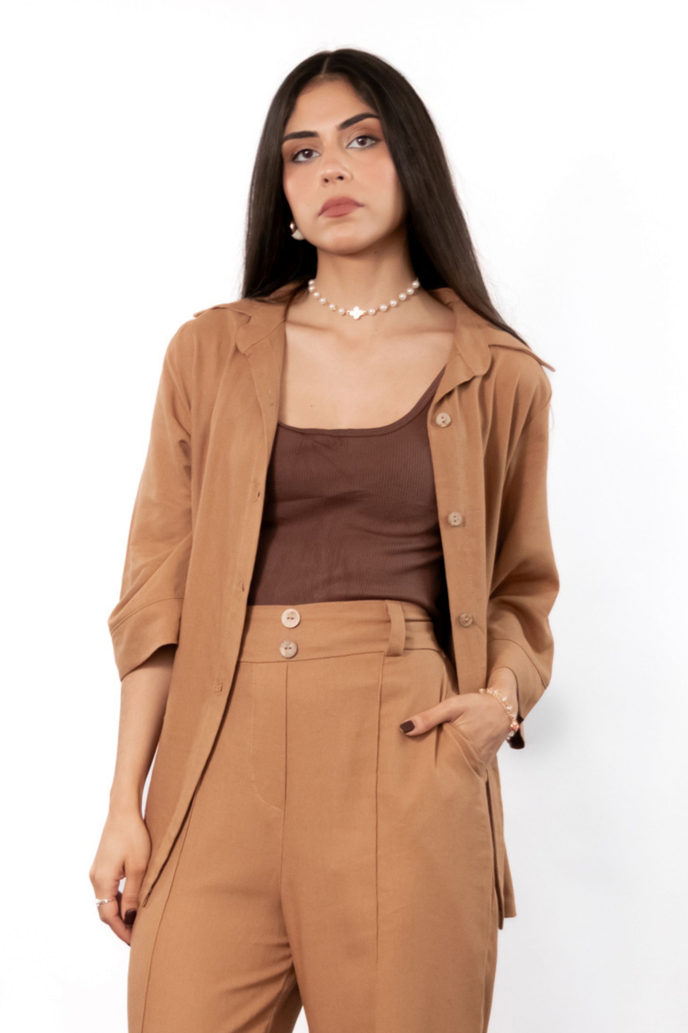 Camisa Botões Linho