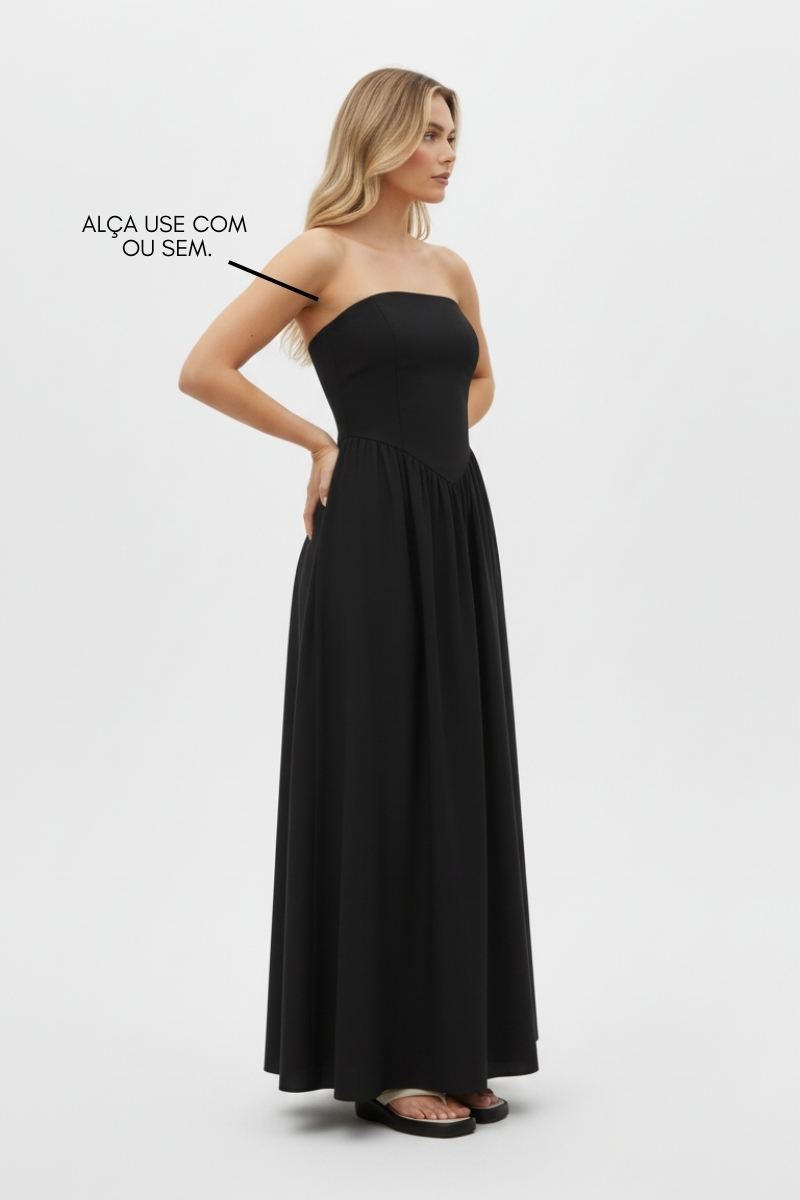 Vestido Midi Clássico