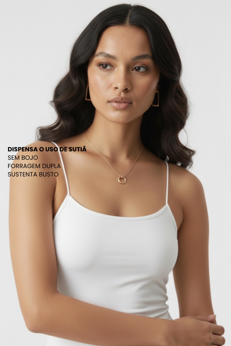 Regata alça fina dupla