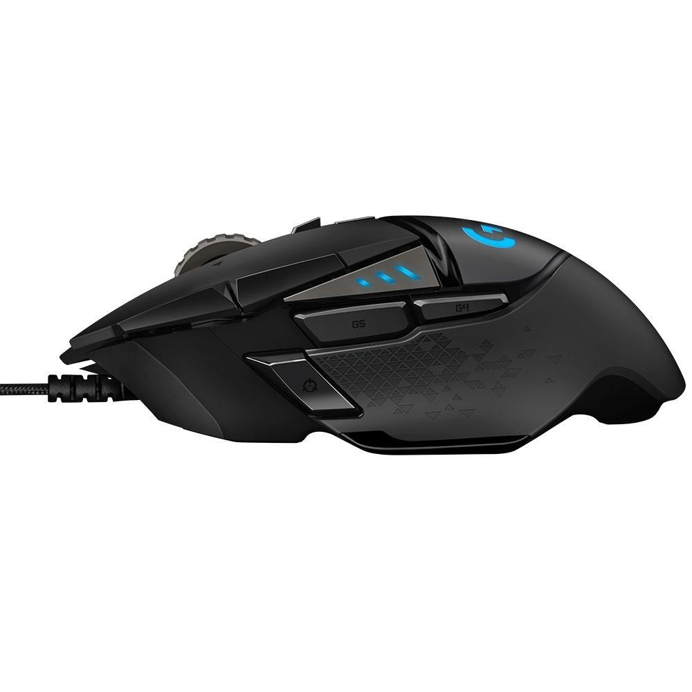 Mouse Gamer Logitech G502 HERO RGB 16K DPI 11 Botões - a partir de
