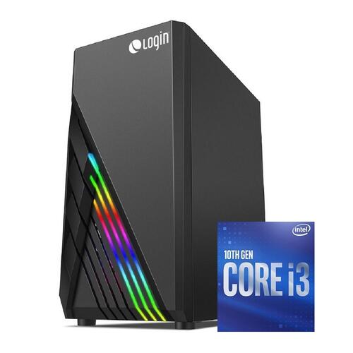 Gamer Computer Logi PC Gamer Login i5 10400, 8GB RAM, SSD 240GB, Linux | Fonte 650W Bronze